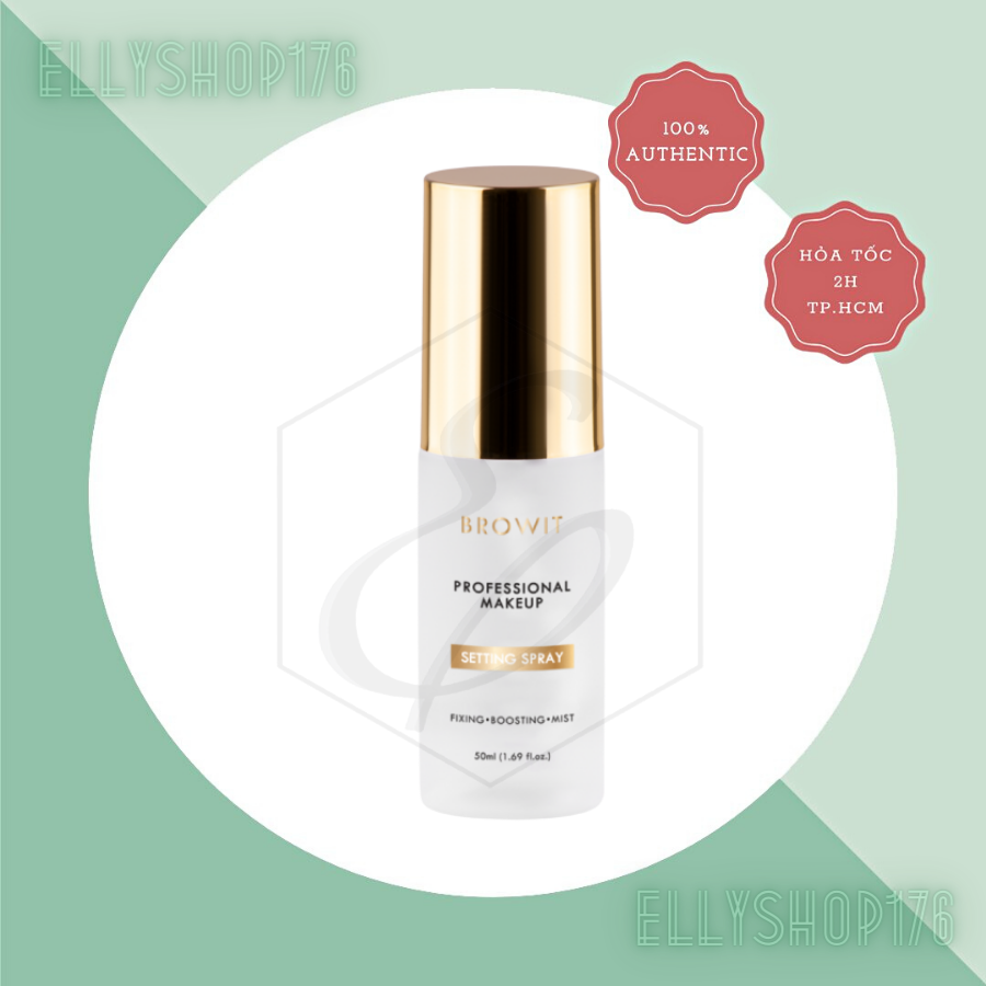 Xịt Khóa Nền Makeup Browit Professional Setting Spray 50ml